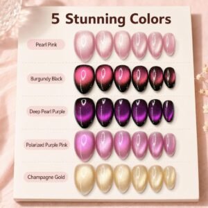 Basic cat‑eye nail